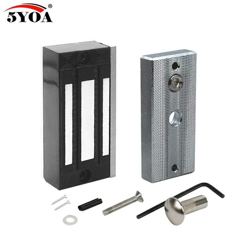 5YOA kunci magnetik kunci pintu elektronik pembuka gerbang listrik pemegang hisap kekuatan elektromagnetik untuk sistem kontrol akses