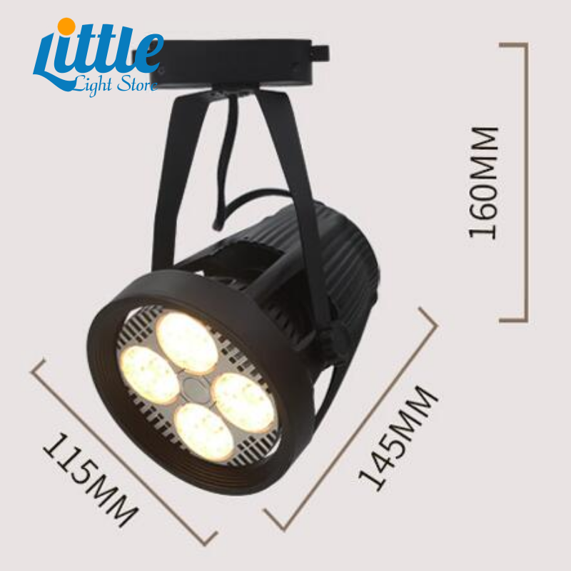 35W oświetlenie szynowe LED AC220V ciepłe/naturalne/chłodne białe światło reflektorów W tle światła szyn szynowych