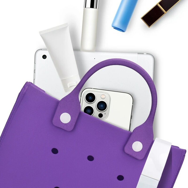 EVA 야외 비치 핸드백 보그 백, 야외 여행에 사용 가능, 여행 보관 가방, 사무실 및 레저 의류 액세서리