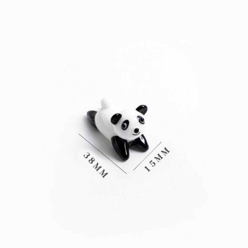 Pluma de escritura serie Panda, pluma de inmersión de vidrio China, plumas estilográficas elegantes con firma de tinta, pluma sumergida, papelería transparente