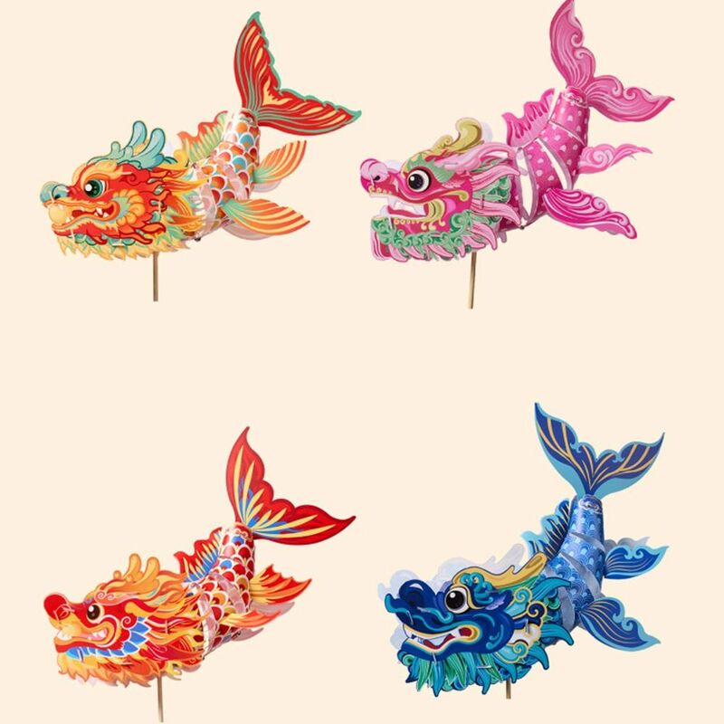 Lanterne Shoe de poisson Ao plonger oyante faite à la main pour le bricolage, déterminer l'année du dragon, déterminer la fête du printemps