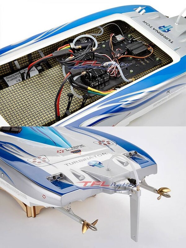Tfl Be1133 Elektrische Pagani Zonda Cat Glasvezel Catamaran Rc Boot Met Dual Motoren/Escs Snelheid Tot 100 Km/h