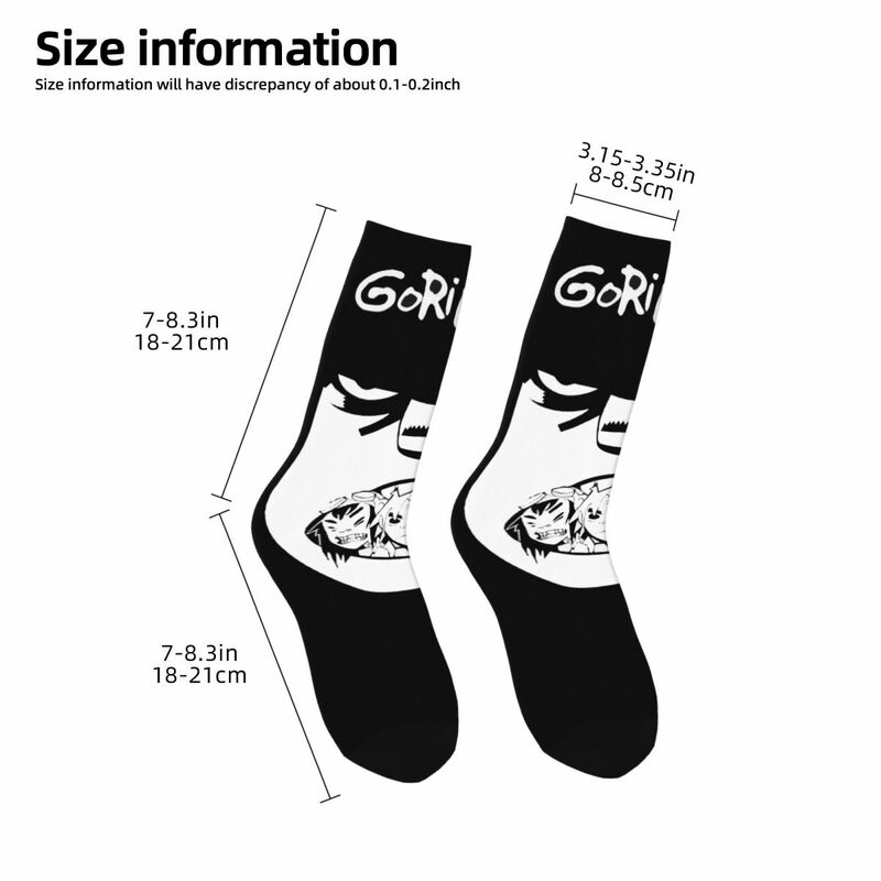Gorillaz de Skateboard-Calcetines para hombre y mujer, estampados bonitos a prueba de viento, adecuados para todas las estaciones, regalos de vestir