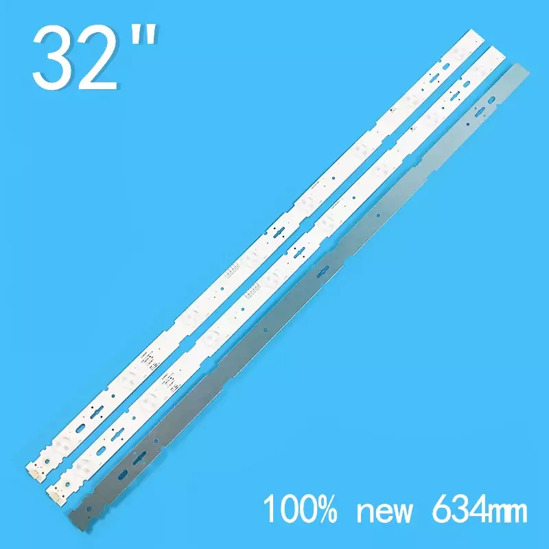 Nuovo 3 pz/lotto 634mm 8leds 3V per TV 32 "LED-32lx170 LCD-32NX155A muslimexmuslimexmuslimate