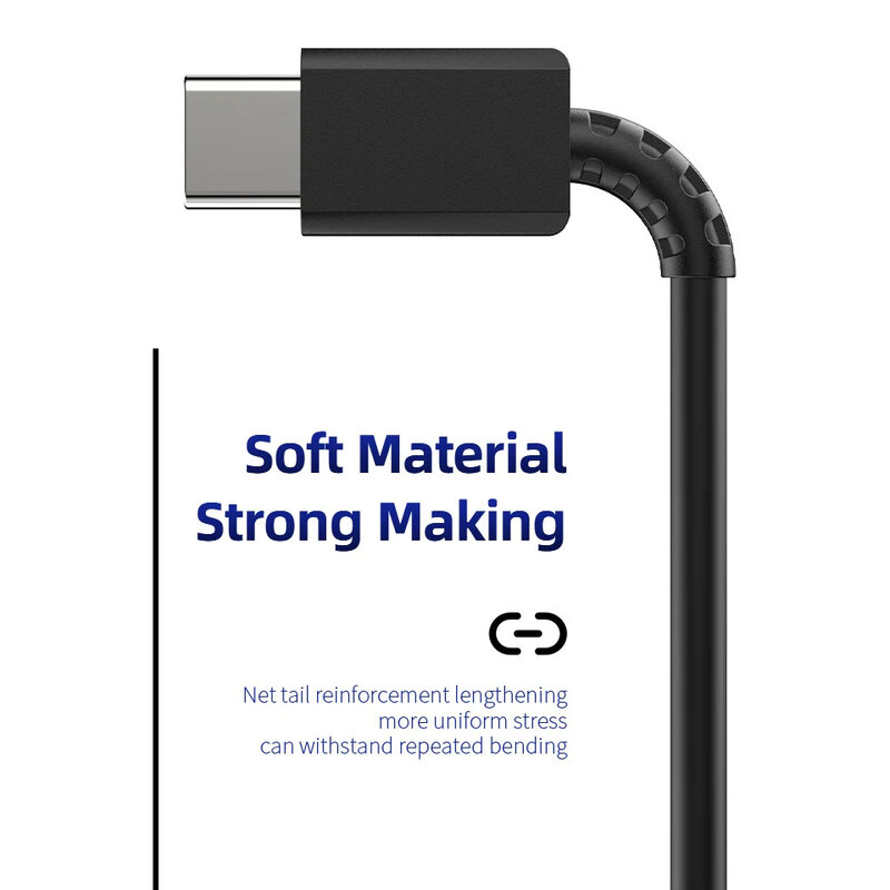 Cable USB tipo C de carga súper rápida, Cable de datos PD de 45W para Samsung Galaxy S20, S21, S22, S23, Ultra Note 10, 5G, 20, A53, A54, 2 uds.