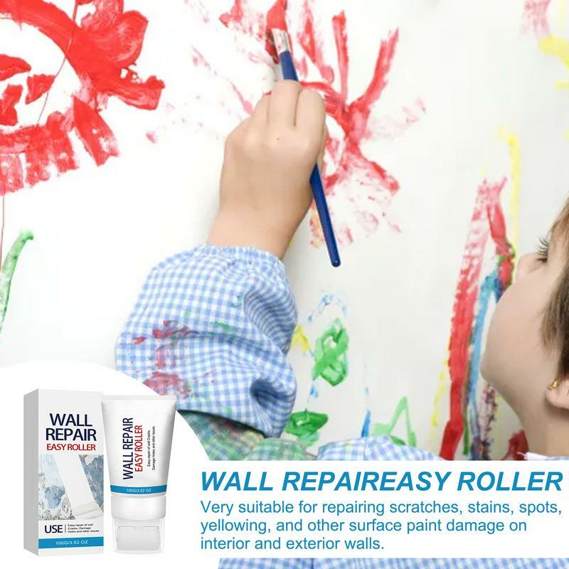 Rol reparasi dinding kecil, DIY 100g, sikat tambalan, perbaikan rumah tangga, grafiti, dinding rumah, rol mudah reparasi Dinding