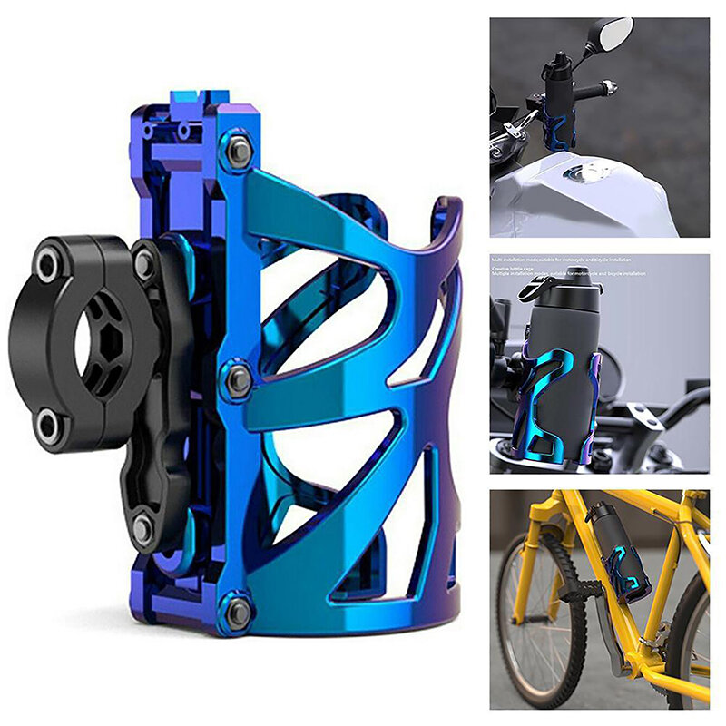 Portabottiglie universale per moto portabottiglie per tazza d'acqua per bici portabicchieri per moto accessori per la modifica della bici del motociclo