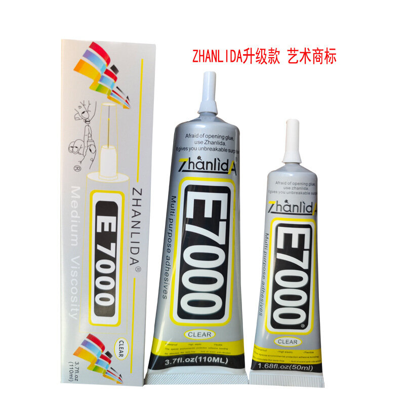 110ml E7000 Liquid Glue New Stronger Resin Adhesive Transparent Multipurpose Super Sealant For Mobile Phone Screen Handmade Art