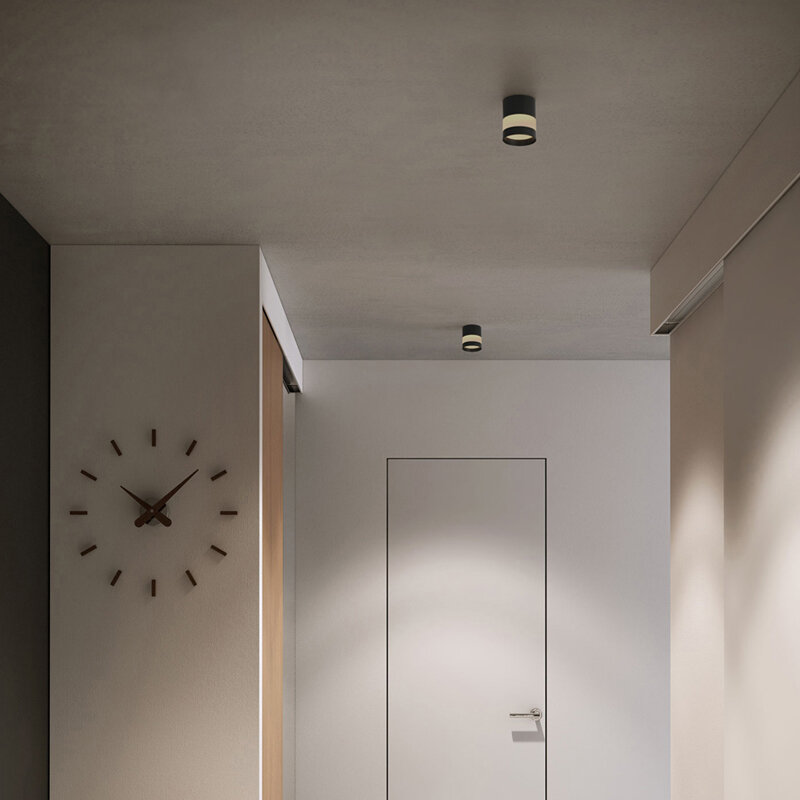 Spot lumineux Led circulaire au plafond, éclairage d'intérieur de Luxe, idéal pour une chambre à coucher, un couloir ou un garde-robe