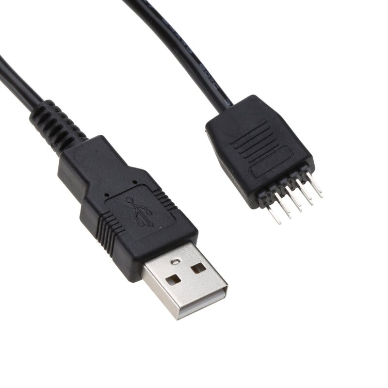 9pin USB Header Nam 1 đến 1 Nam Bộ chia cáp nối dài Bộ chuyển đổi