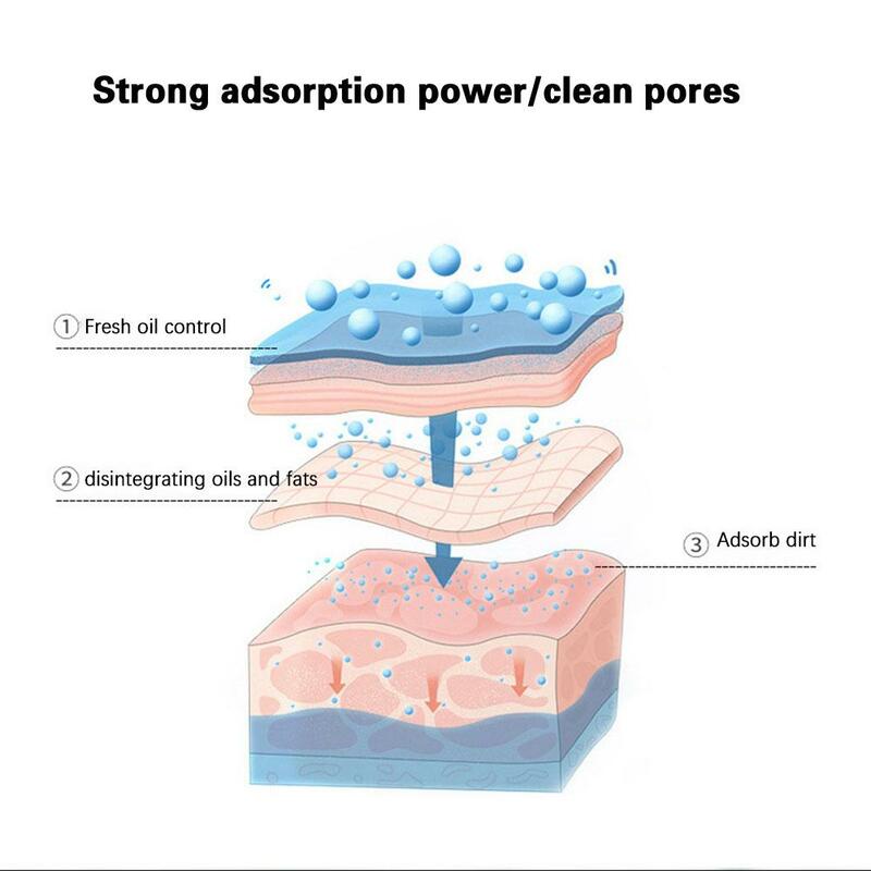 Płyn do demakijażu aminokwasowe dla mężczyzn codziennie delikatne mycie twarzy głębokie pory do czyszczenia urządzenie do usuwania trądziku do czyszczenia oleju 60g B5W6