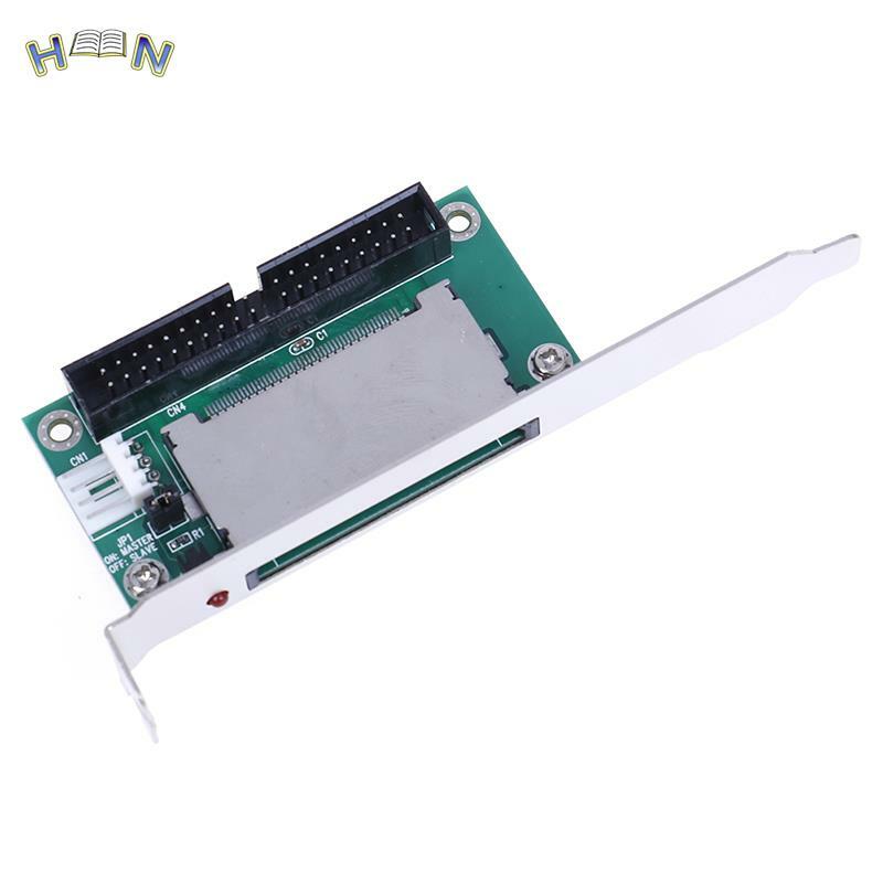 40-Pin CF cartão flash compacto para 3,5 IDE conversor adaptador PCI suporte do painel traseiro