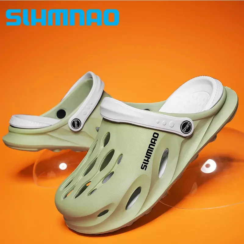 Summer Fishing Men's 2024 Sports Shoes, Outerwear Slippers Trendy Sandals, Indoor Home Shoes, Outdoor Anti Slip Beach Sandals
