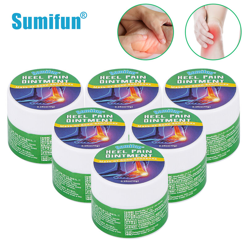 Sumifun-crema analgésica para el dolor de talón, pomada médica para tratar el dolor de talón, Tendonitis, tendinitis, artritis, 10g