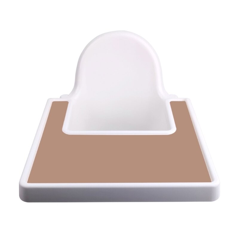 Łatwa czyszczeniu podkładka silikonowa Podkładka do karmienia dziecka do wysokiego krzesełka zapewniająca wygodne karmienie