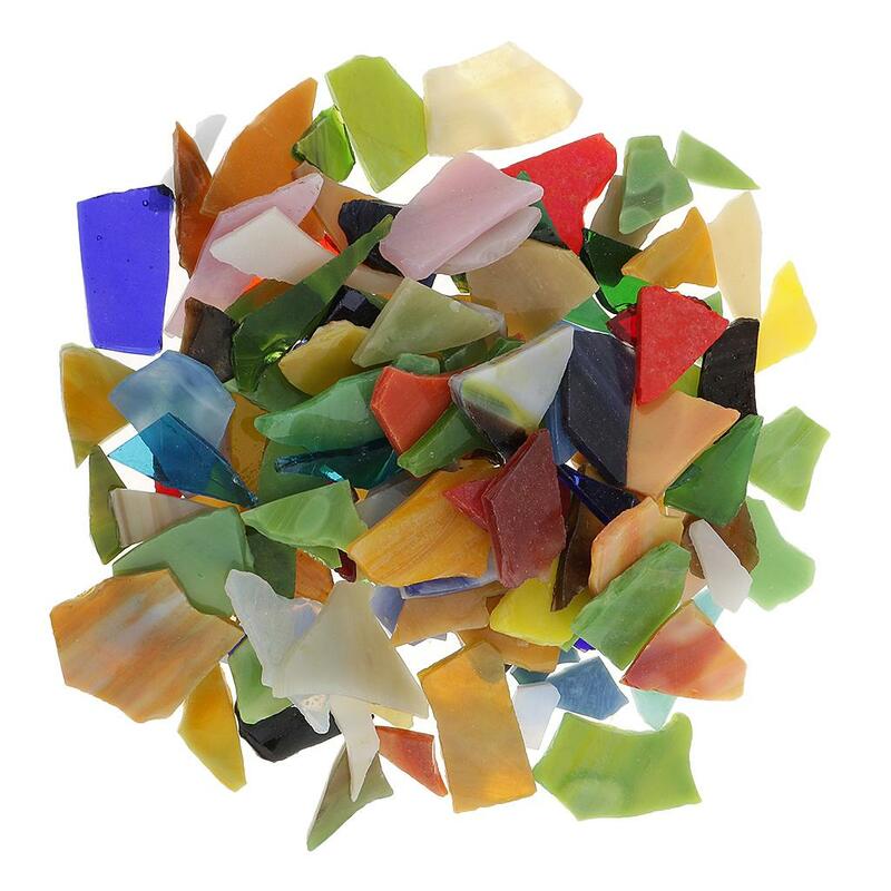 불규칙한 모양 모듬 다채로운 모자이크 타일, DIY용 테세라