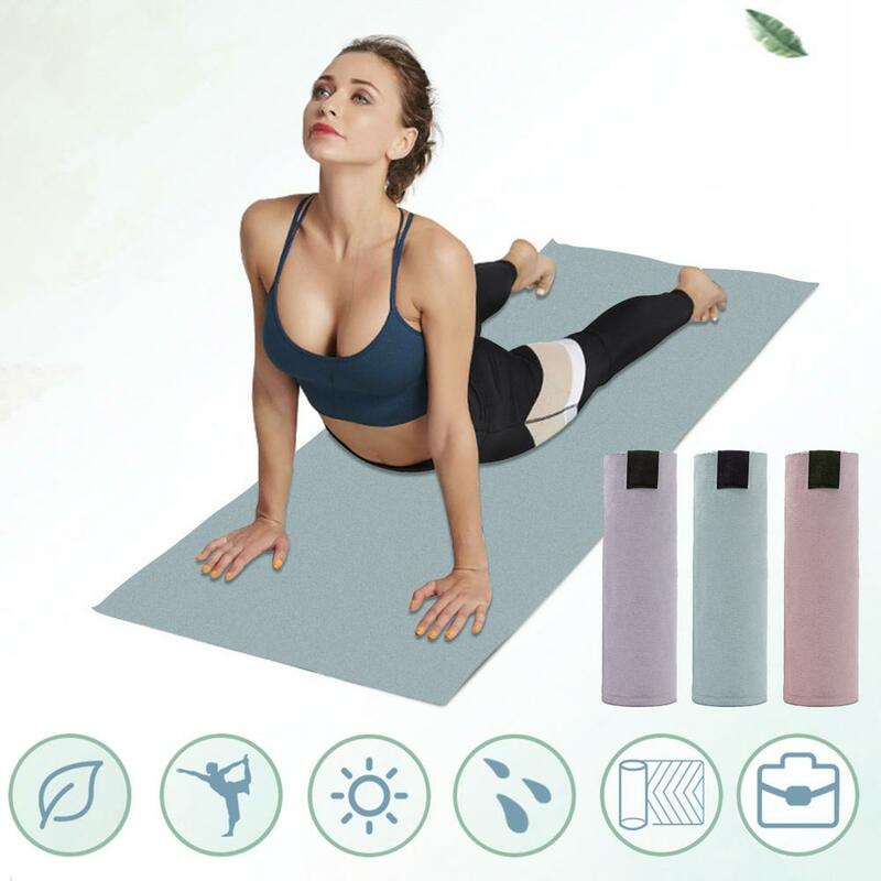 Toalha de yoga excelente costura perfeita espessura anti-pilling extra longa rápida absorção de suor seco ultra-leve yoga anti-derrapante carro