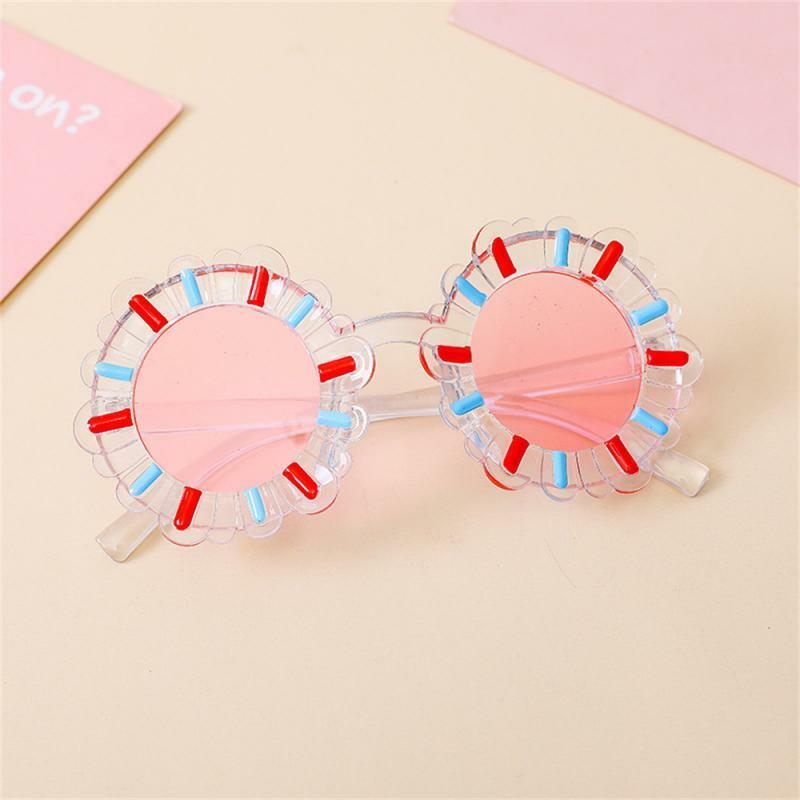 1~10PCS Cute Sunflower Eyewear For Baby Boys Eyewear Accessories Sunshade Glasses Apparel Accessories Cartoon Sunglasses