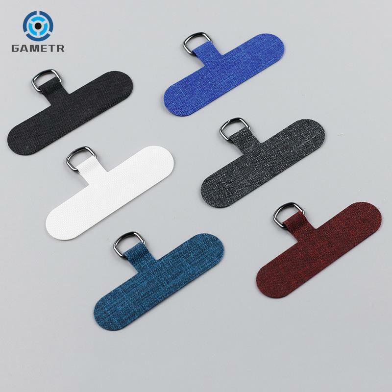 1pc Universal Mobile Phone cordino Card Hanging Rope Clip sostituzione staccabile Multi Color Style Clip Snap Cord Rope Patch