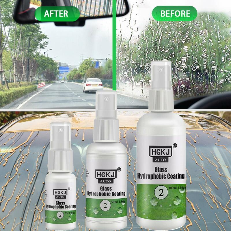Spray De Revestimento Hidrofóbico De Vidro Do Carro, Proteção De Chuva Se Enfrenta Para Janela Viseira