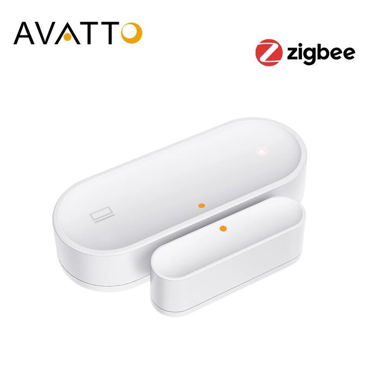 Avatto Tuya ZigBee Tür sensor, Lithium batterie Smart Tür Fenster offen/geschlossen Detektoren, Smart Home Arbeit für Alexa, Google Home