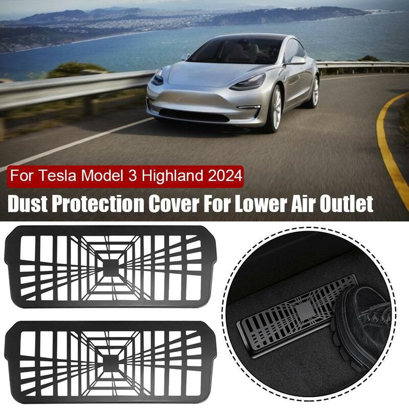 For 2024 Highland Under Seat Rear Air Vent Protect Cover Antiblocking Backseat Outlet Grille Protector Accessories