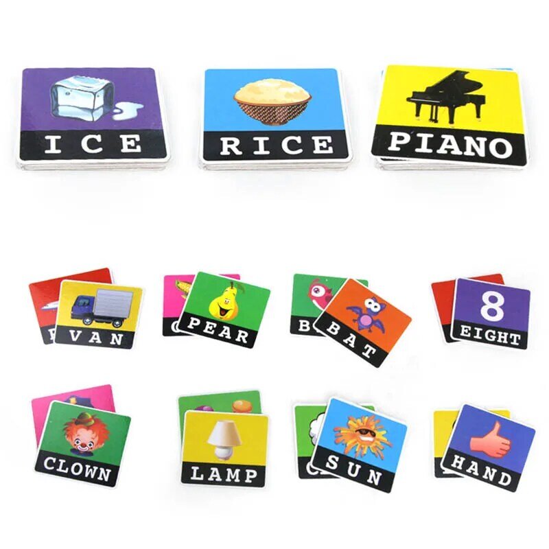 بطاقات هجاء الحروف الأبجدية الإنجليزية للأطفال ، ألعاب التعلم المبكر ، لعبة محو الأمية التعليمية ، ألعاب الهجاء الشخصية ، المرح