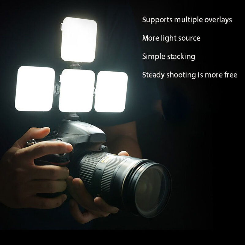 Лампа для видеосъемки с подсветкой для селфи, прожектор с лампочками и софтбоксом, подсветка для фотосъемки