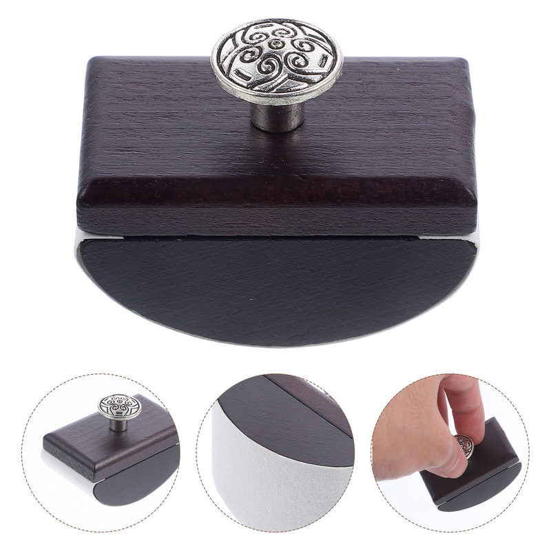 Calligraphy Wood Rocker Blotter Pens Ink Desk Ink Blotter Ink Quick-Drying Tool Vintage Style Writing Accessories