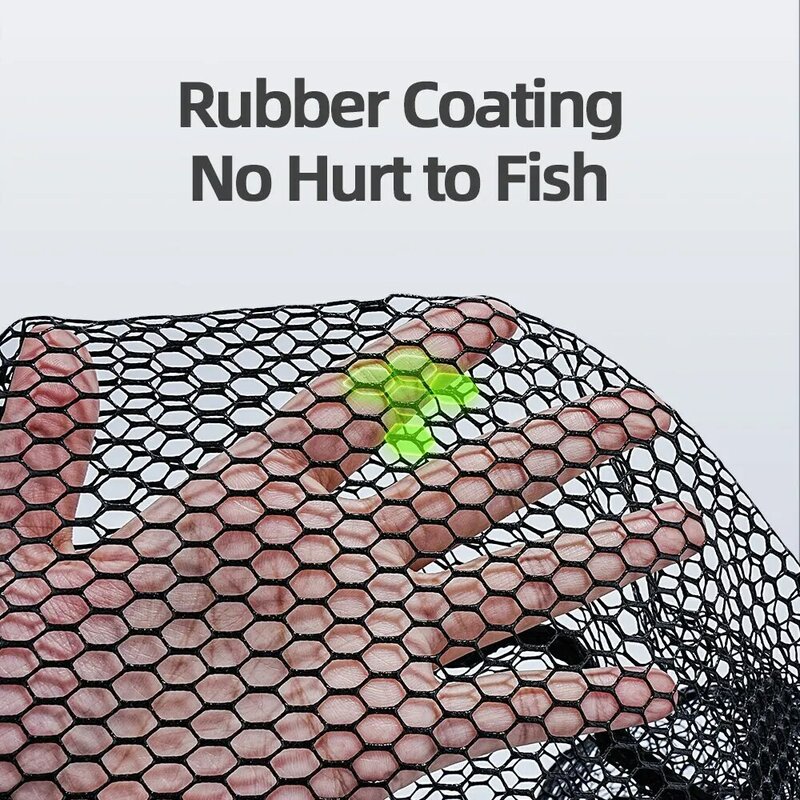 Bàn giao Lưới đánh cá di động Kính thiên văn câu cá hạ cánh Net nổi chất liệu nylon lưới đánh cá