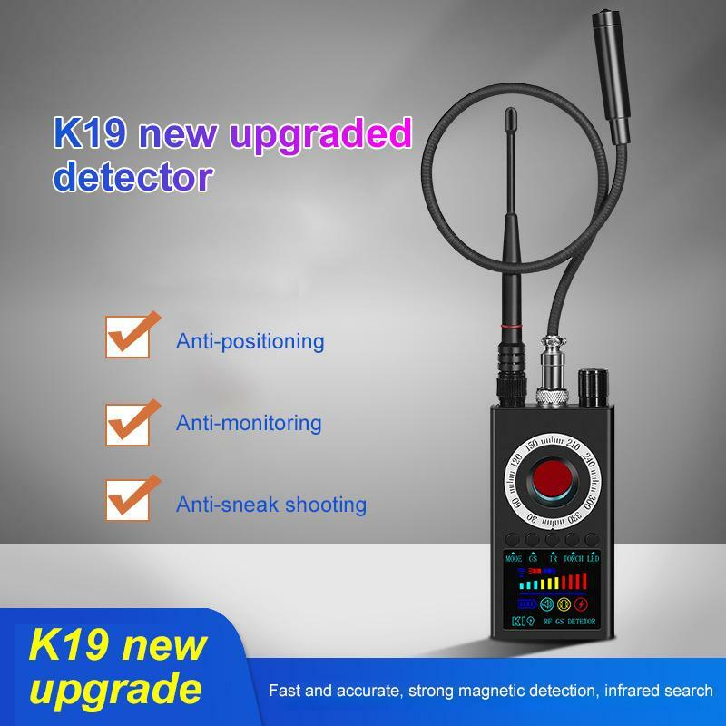 K19 sem fio rf detector de sinal anti wiretapping mini câmera localizador gps rastreador hotel anti candid câmera bug scanner segurança