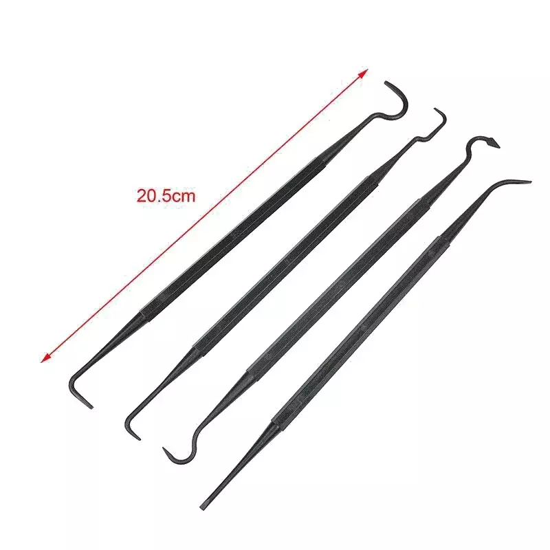 Multipurpose Car Detailing Cleaning Tool Accessories Wire Brushes and 4 Nylon Picks Pick and Brush Set 3 Double-headed Finished