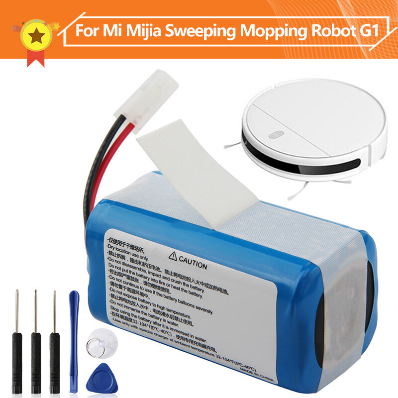 Aspirapolvere batteria H18650CH-4S1P per Xiaomi Mijia Mi spazzare Robot Mopping G1 2600mAh 16.8V
