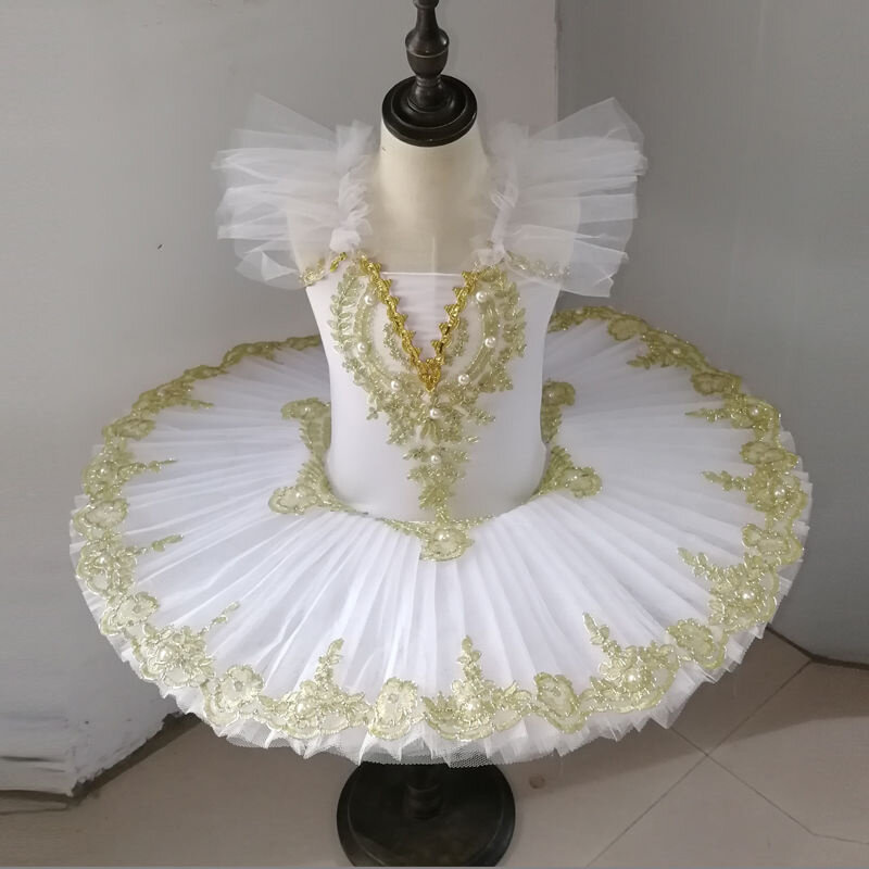 Robe de Ballet Tutu à Lumière LED pour Femme et Enfant, Costumes de brev, Ballerine, Crêpe, Enfant, Adulte, Fille, fzLake