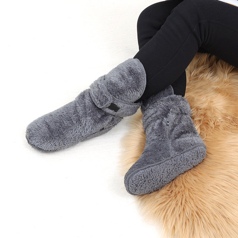 Winter Knöchel wärmer kalte Socken Männer und Frauen Indoor Home warme Bodens ocken Oberschenkel hohe Stiefel