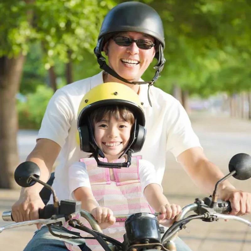 오토바이 어린이 안전 하네스, 낙하 방지 안전 조끼, 가죽 끈 시트 하네스, 조절 가능한 어린이 반사 디자인, 어린이 스트립
