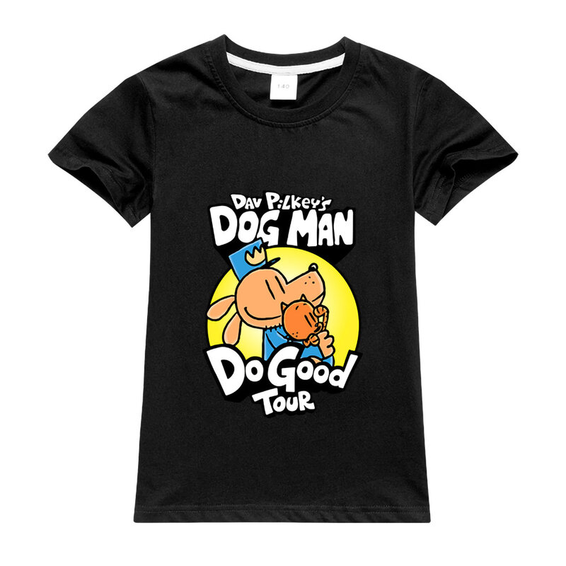 Nowa koszulka dla chłopców dla psa męskiego prezenty dla psa człowieka Merch miłośnik książek kapitan majtki światowa książka dla chłopca świąteczna koszulka Dogman