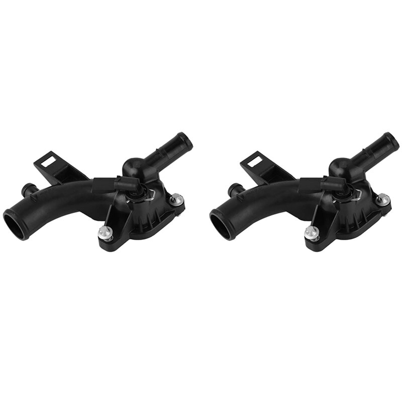 2X Auto Thermostaat Behuizing Waterpomp Outlet 25192985 Voor Opel Astra J Adam Corsa D /Meriva B A14xel A14xer