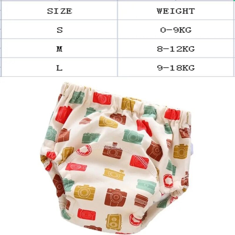 Cotton Changing 6 Layer Nappy Cloth Diapers Diaper Nappies Infants Panties Baby Training Pants