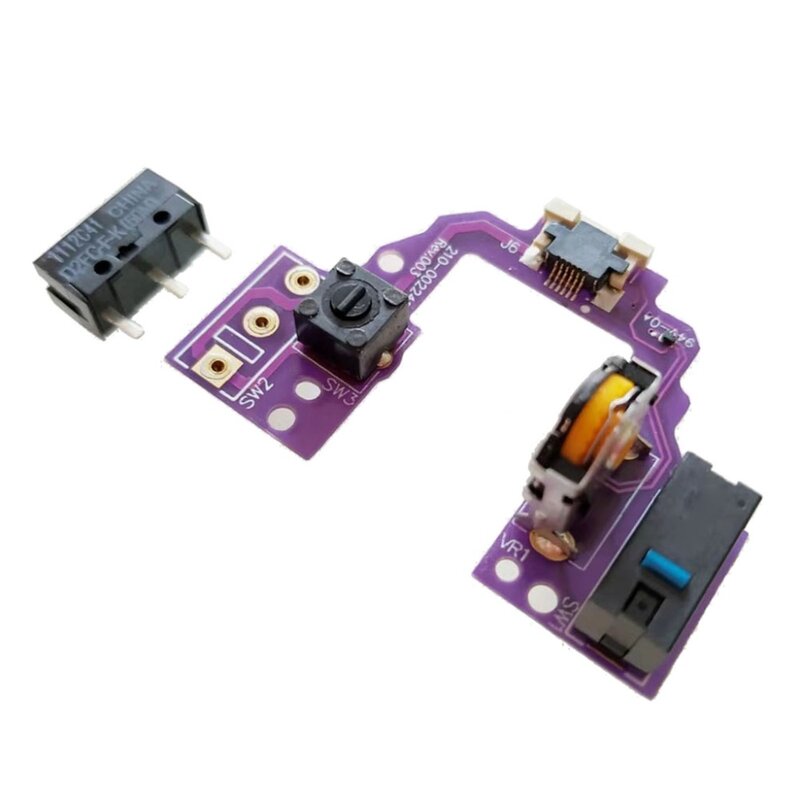 Hot Swap PCB Board Button Board per Logitech G Pro X Superlight Mouse Welding Free scheda madre con codificatore Mouse oro