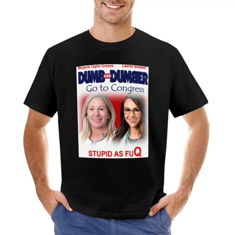 Camisetas gráficas Dumb and Dumber Print para homens, Go to School Boys, Camisas Animal Print, Roupas de verão