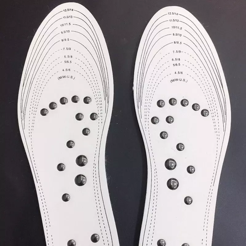 18 magnesów Unisex terapia magnetyczna wkładki do masażu akupressurą stóp wkładki do butów wkładki wyszczuplające do odchudzania