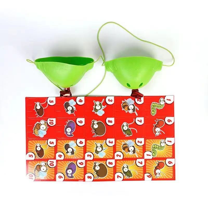 Eidechsen maske winken Zunge lecken Karte Kinder Desktop-Spiel Eltern-Kind-Interaktion Spaß Spiel Familie Sammeln Spiel