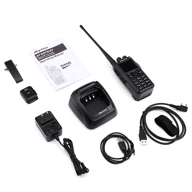 ANYTONE AT-D878UV PLUS Cyfrowy domofon Hotel Supermarket Szyfrowane radio przeciwzakłóceniowe Ręczne walkie-talkie