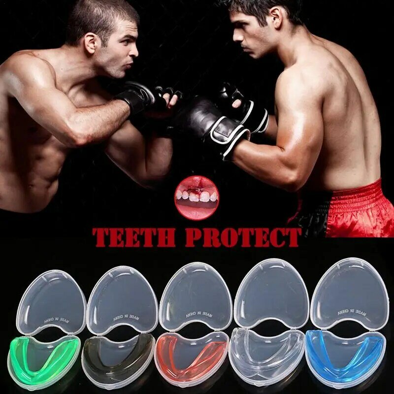 Protector de dientes para niños y jóvenes, Protector bucal deportivo para boxeo, protección de dientes para baloncesto, Rugby y boxeo, 1 unidad