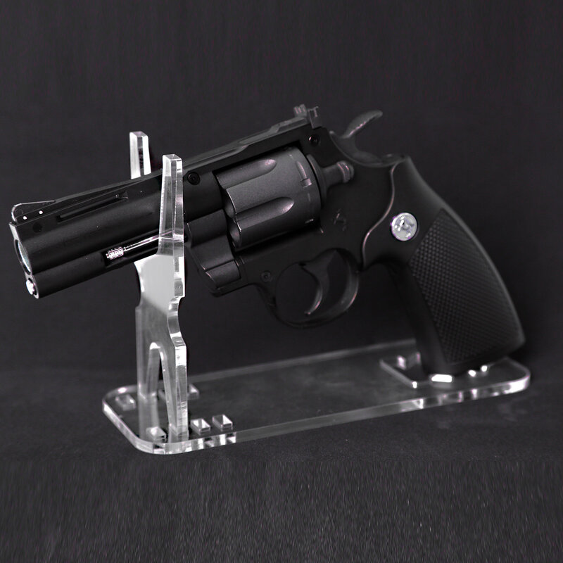 Estante de acrílico transparente para pistola, soporte de exhibición de pistola de mano, seguro, ajustable, modelo de pistola corta, almacenamiento seguro, 1/3/5 piezas