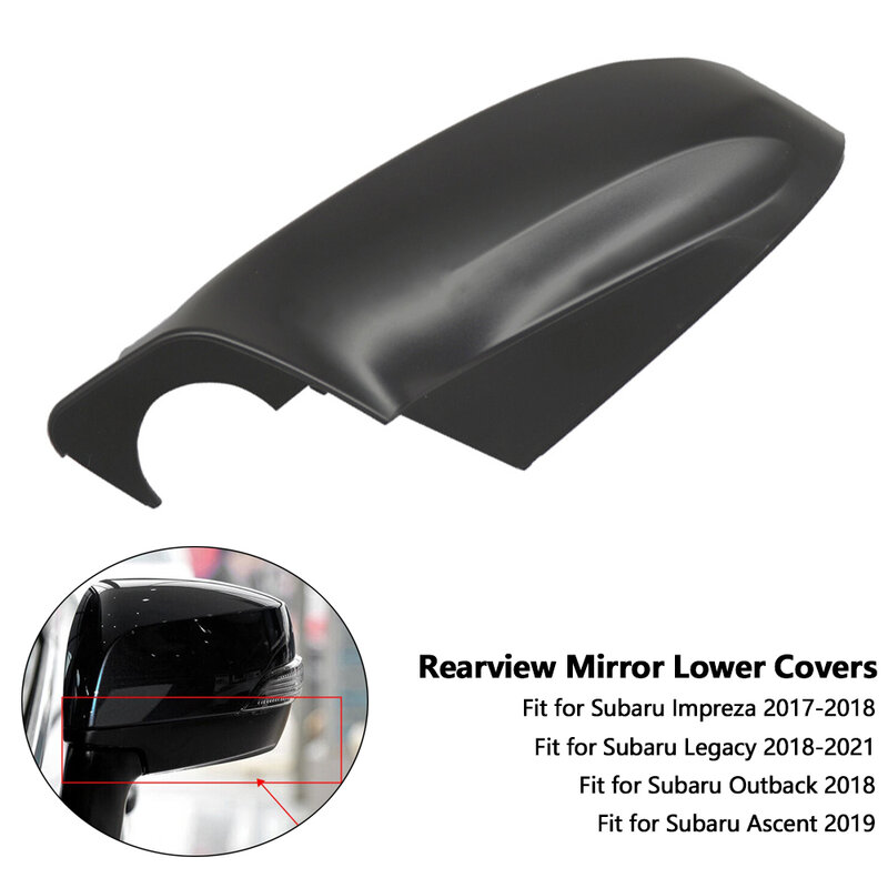 Rearview Mirror Lower Cover Cap For Subaru Impreza 2017-2021 For 2018-2019 Legacy Outback For Ascent 91054FL20A 91054FL21A
