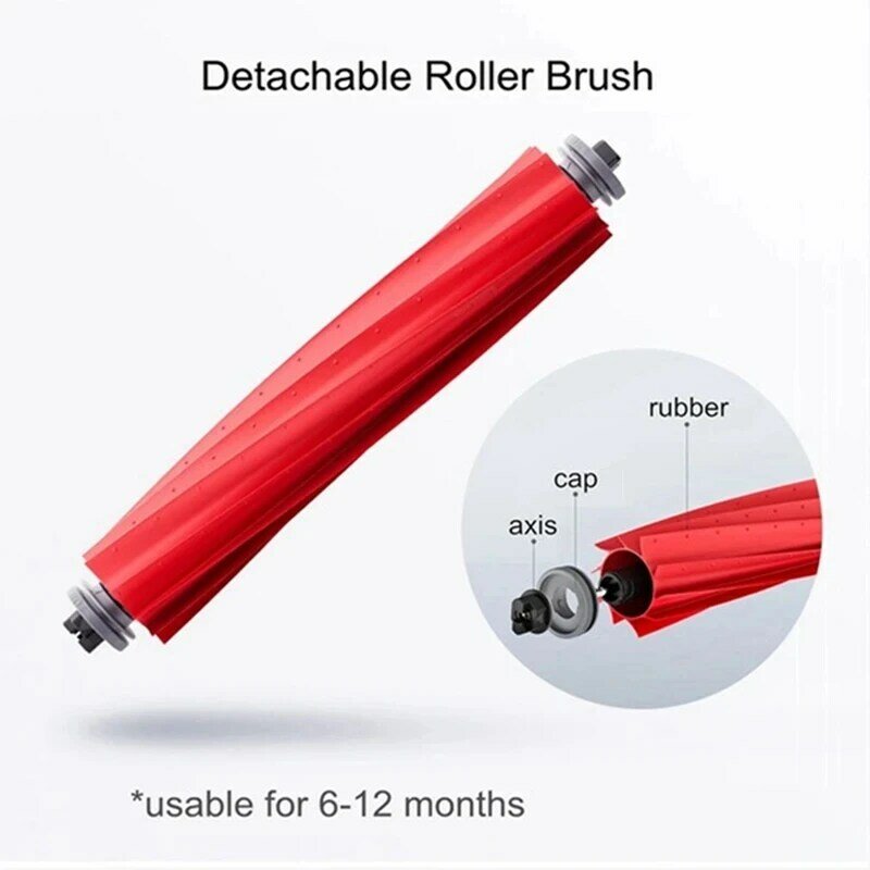 Accessories Replacement Parts for Xiaomi Roborock S7 S7 Plus S7 Robot Main Brush/Cover Mop Cloth Side Brush Vacuum Cleaner Parts