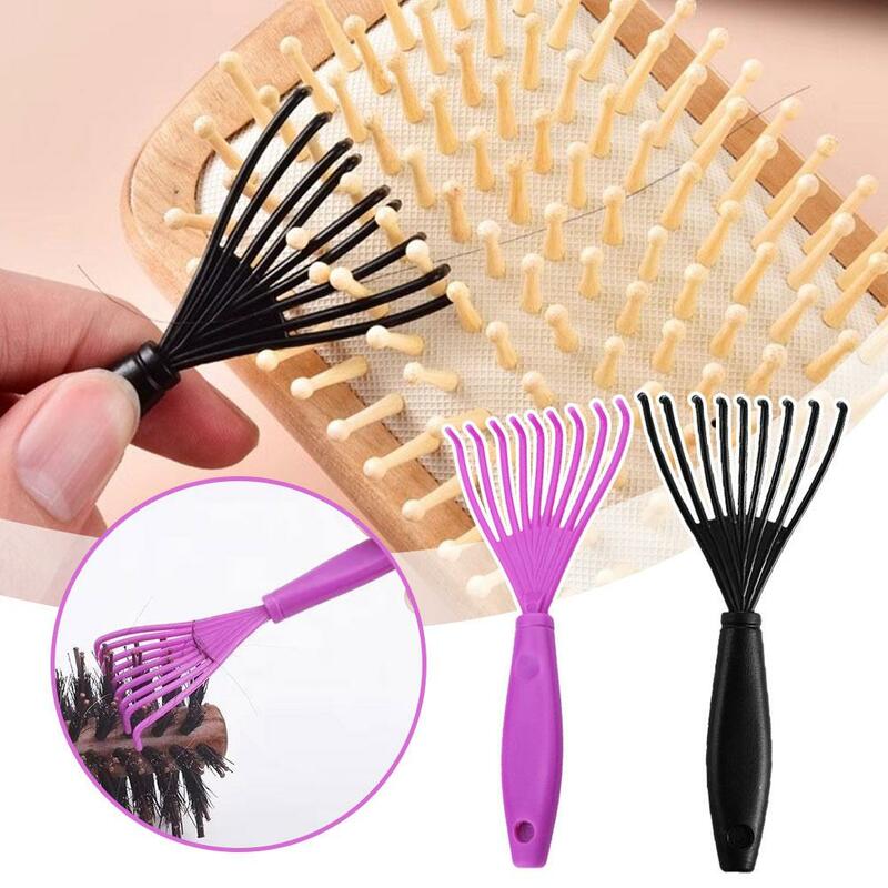 Narzędzie do czyszczenie narzędzi szczotka do czyszczenia włosów szczotka do czyszczenia grzebień narzędzie do usuwania kurzu z włosów Mini włosy brudu do użytku domowego