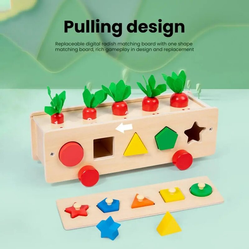 Early Childhood Education Toys Educational Wooden Shape Sorting Box Develop Cognitive Skills with for Babies' for Toddlers
